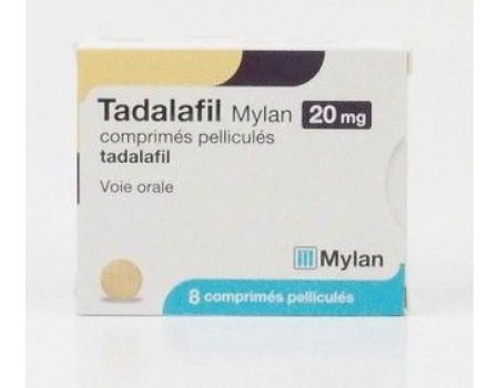 Tadalafil 20 mg. 12 tablets
